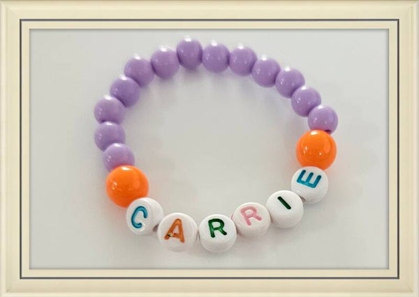 Purple Name Bracelet