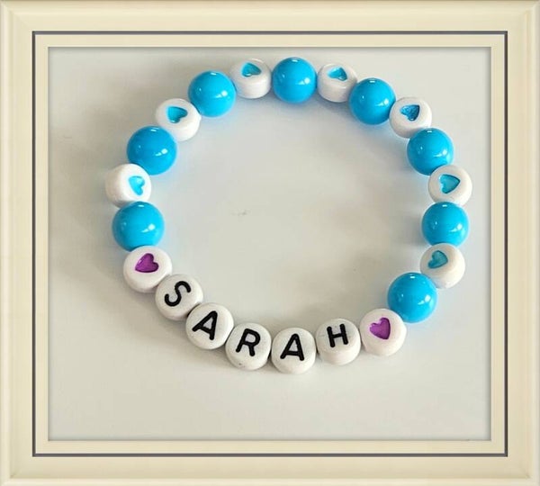 Blue Hearts Bracelet