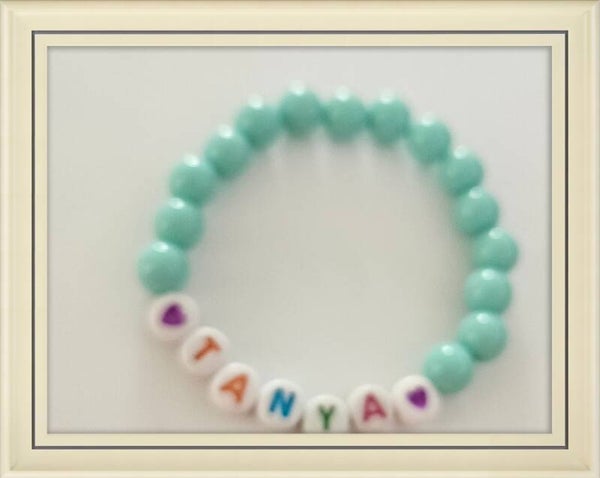 Green Name Bracelet
