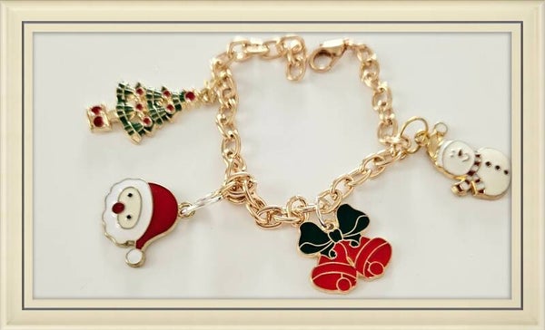Christmas Gold Bracelet