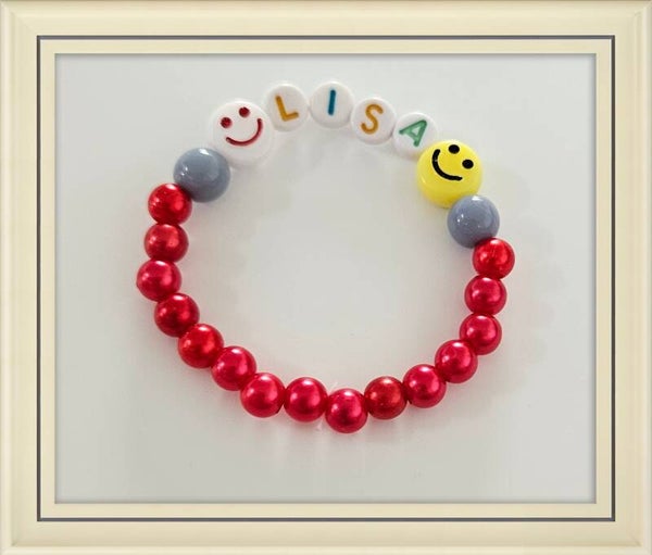 Red Name Bracelet