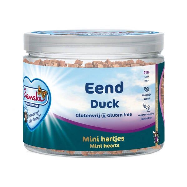 Renske Mini Hartjes graanvrij — Eend — 300 g