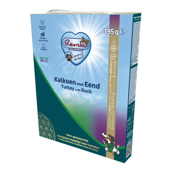 Renske Vers Gestoomd — Kalkoen met Eend — 395 g