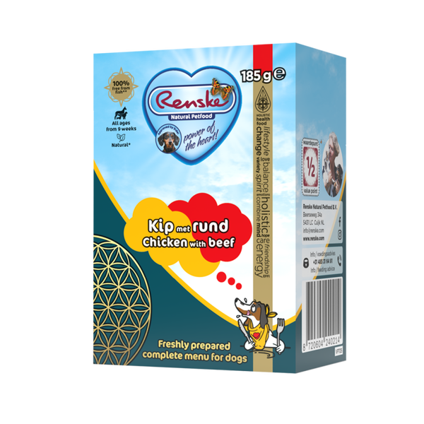 Renske Vers Bereid — Kip met Rund — Tetra 185 g