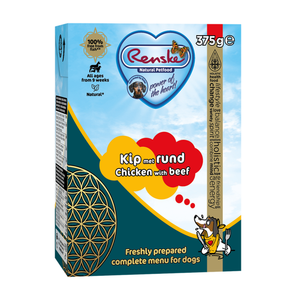 Renske Vers Bereid — Kip met Rund — Tetra 375 g