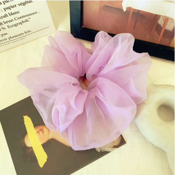 Lavender Edition See Through Scrunchie