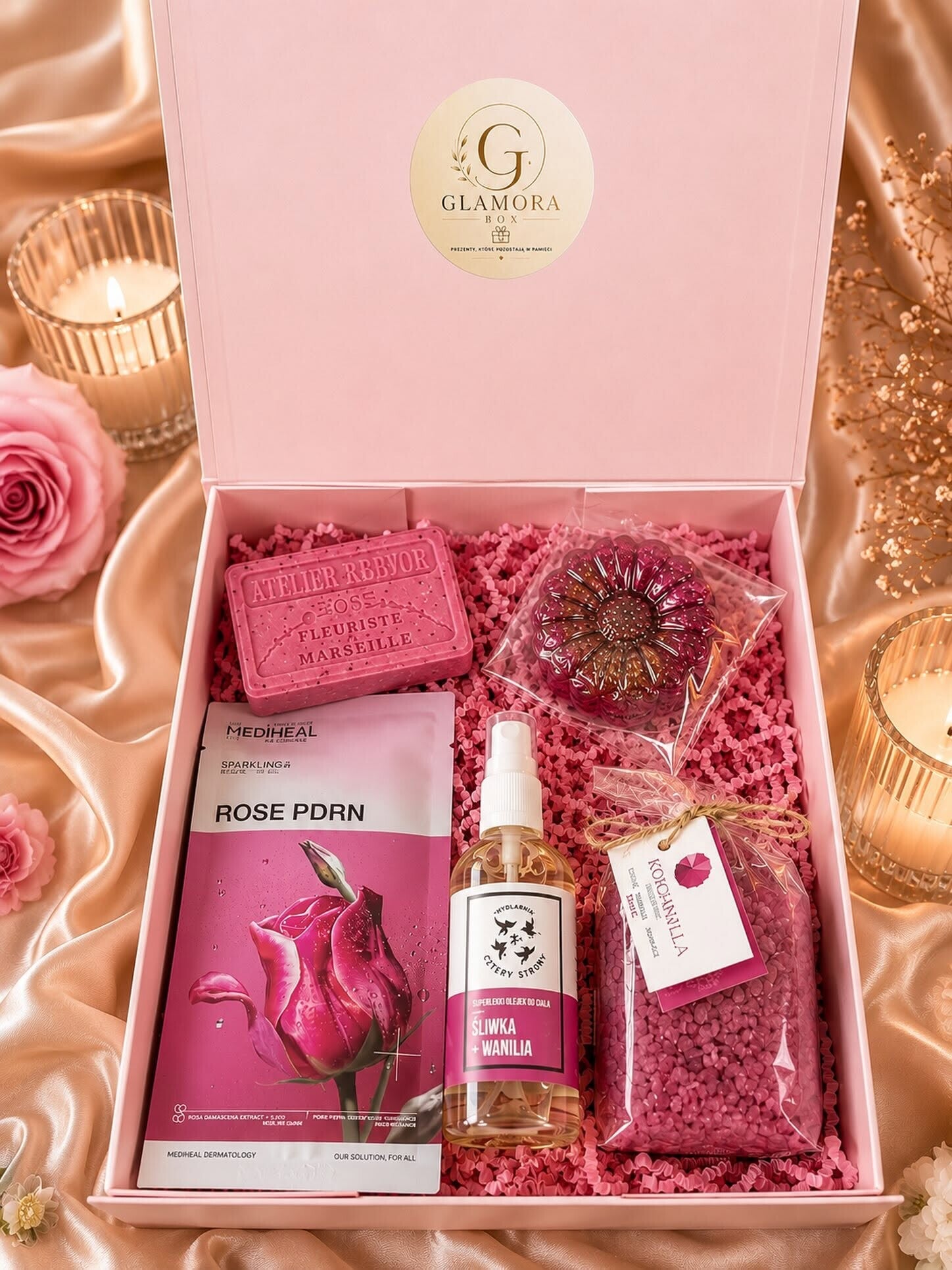 Rose Ritual – Box prezentowy z pielęgnacją i domowym SPA