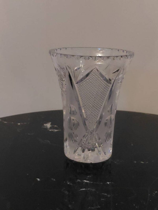 Vintage Bohemen Loodkristal vaas