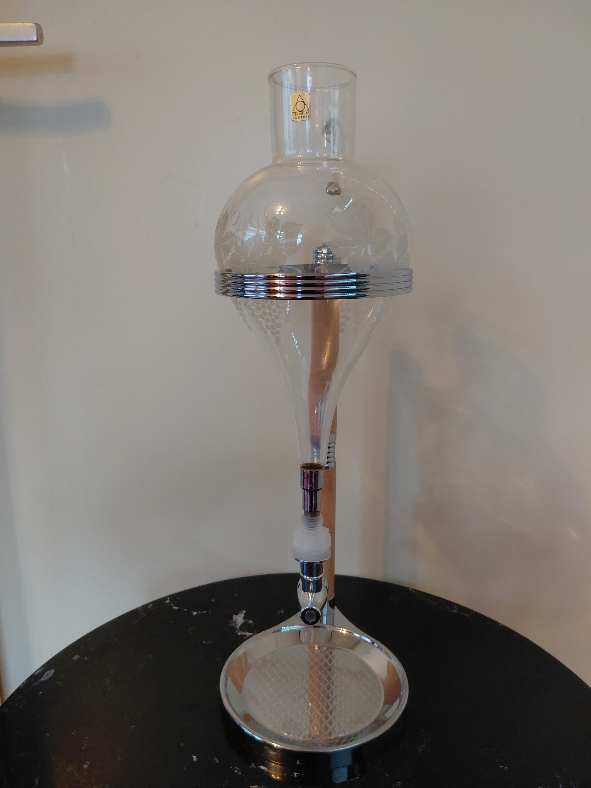 Kristallen karaf Oberglas Austria