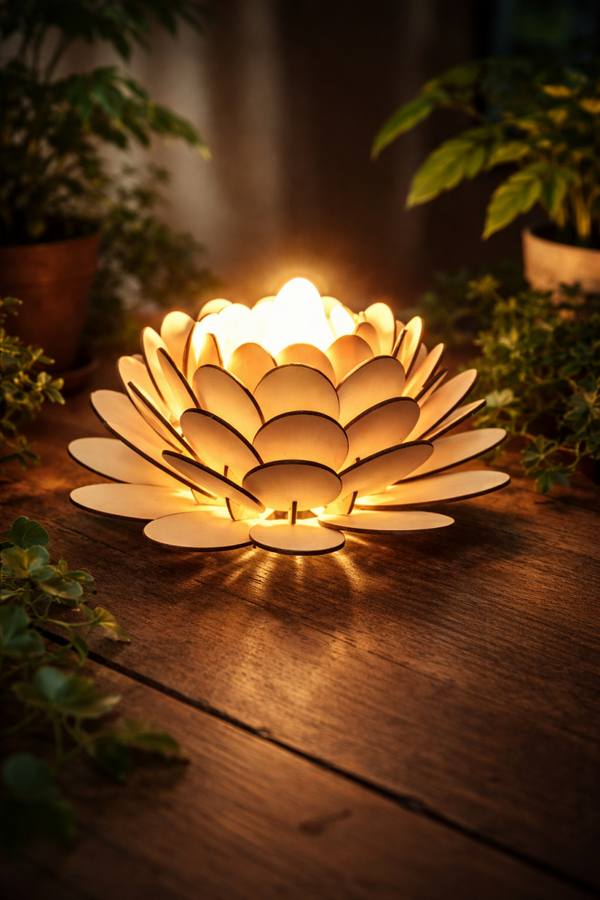 Lampe de chevet ou de bureau Lotus
