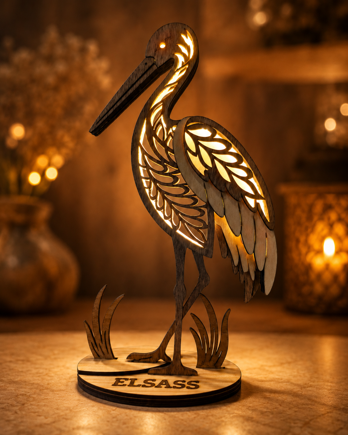 Lampe Cigogne