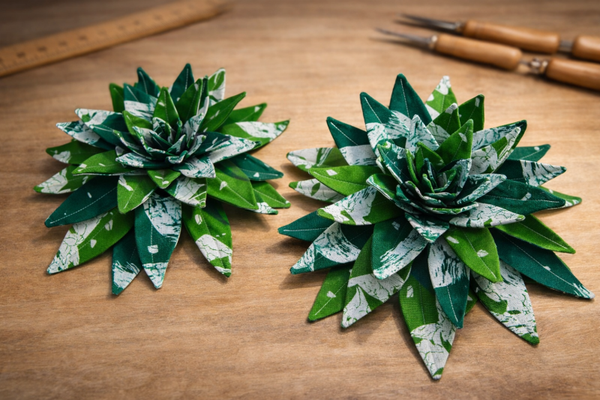 Aloé véra tissu vert
