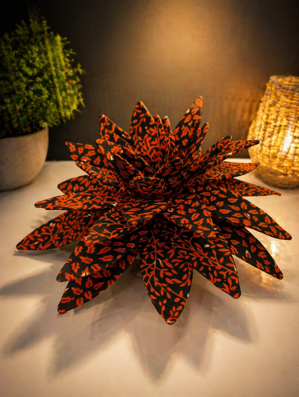 Aloe vera tissu rouge nature