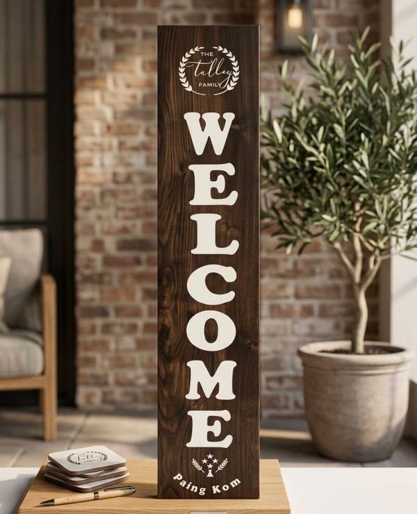 Front Porch Welcome Sign