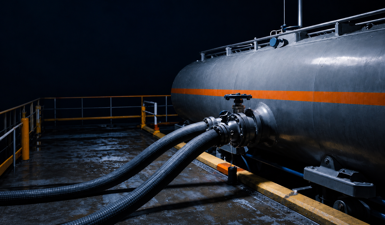 Marine Fuel Transfer System used for independent bunker quantity verification
