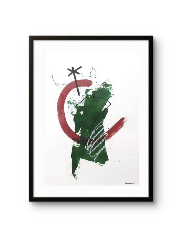 VERDE, BLANCO, ROJO Y NEGRO IV