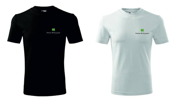 Koszulka unisex z logo fundacji Pomoc w Kryzysie