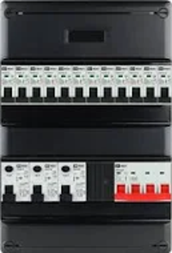 3-fase meterkast vervangen inclusief groepenkast tot 12 groepen