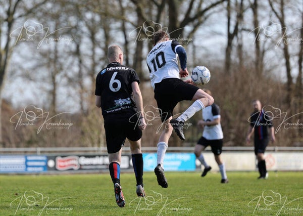 Voetbal wedstrijd 1-3-2026