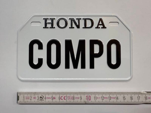 License plate COMPO