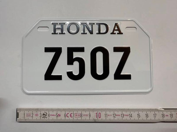 License plate Z50Z