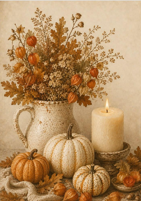 Wenskaart 'herfst'