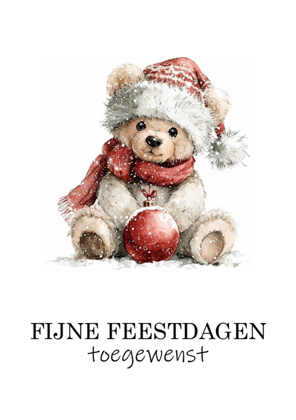 Wenskaart 'kerst'