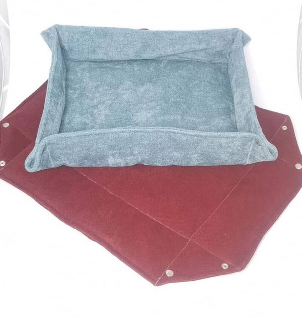 Mand/matje met knoopjes (wasbaar op 60 graden)