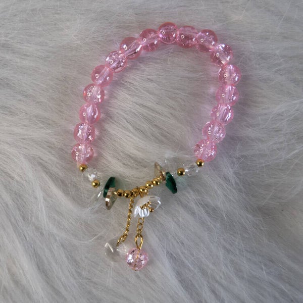 Golden Garden Bracelet — Pink