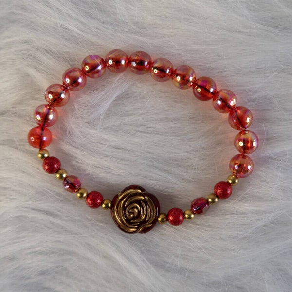Crimson Rose Bracelet