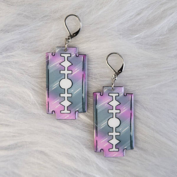 Bubble Blade Earrings