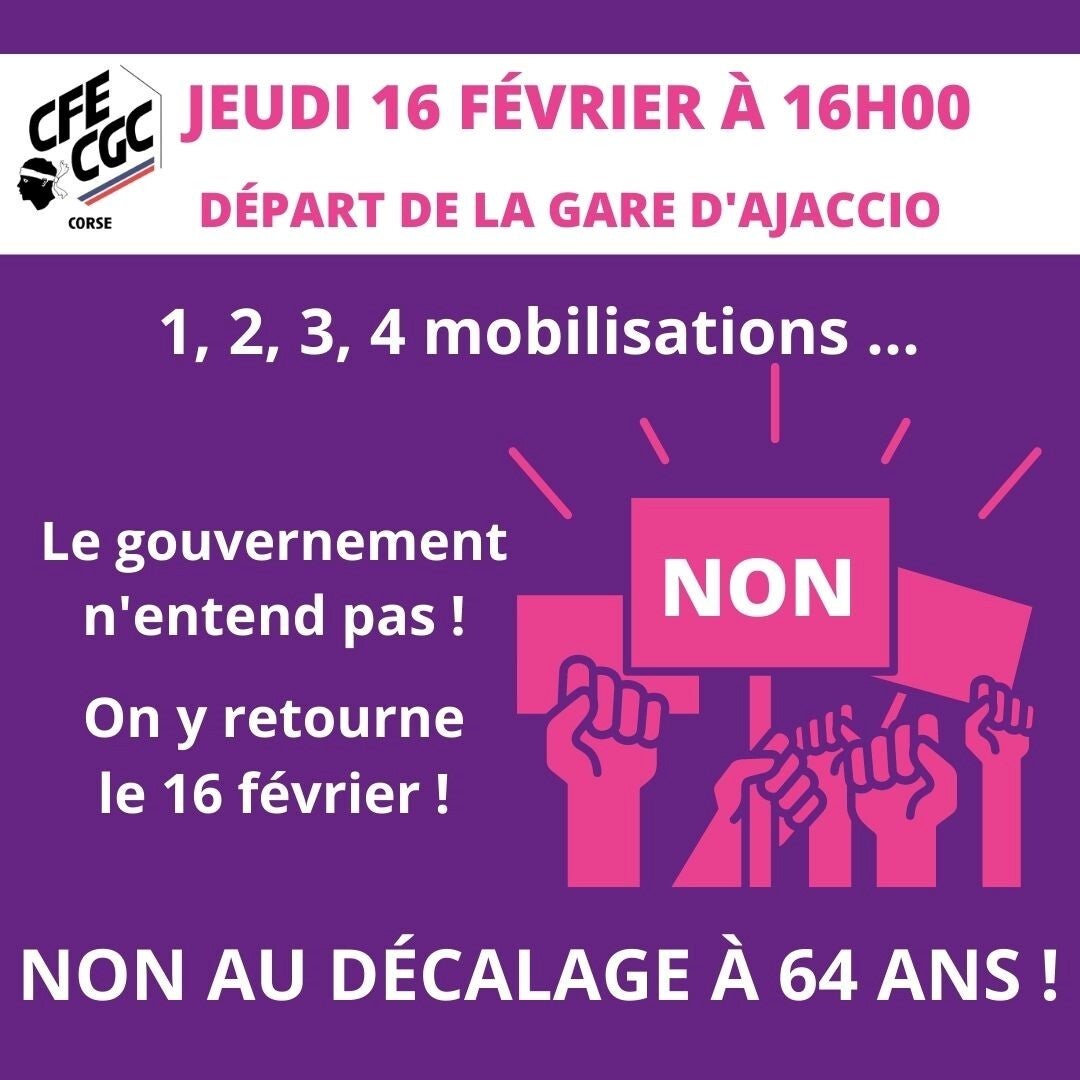 J 3 Action D mocratie CFE CGC Corse