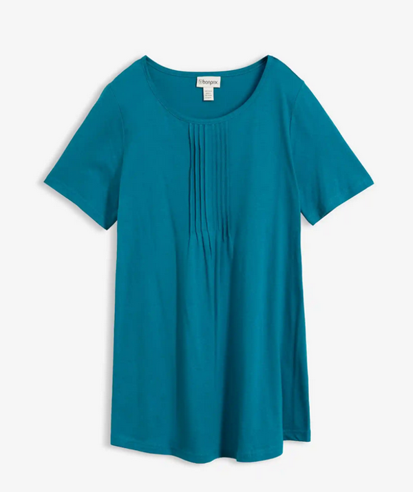T-shirt svasata a maniche corte