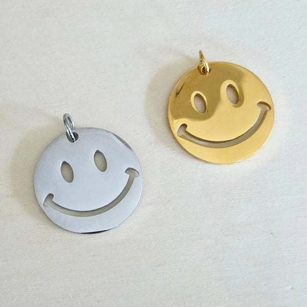 Rvs Big smiley hanger