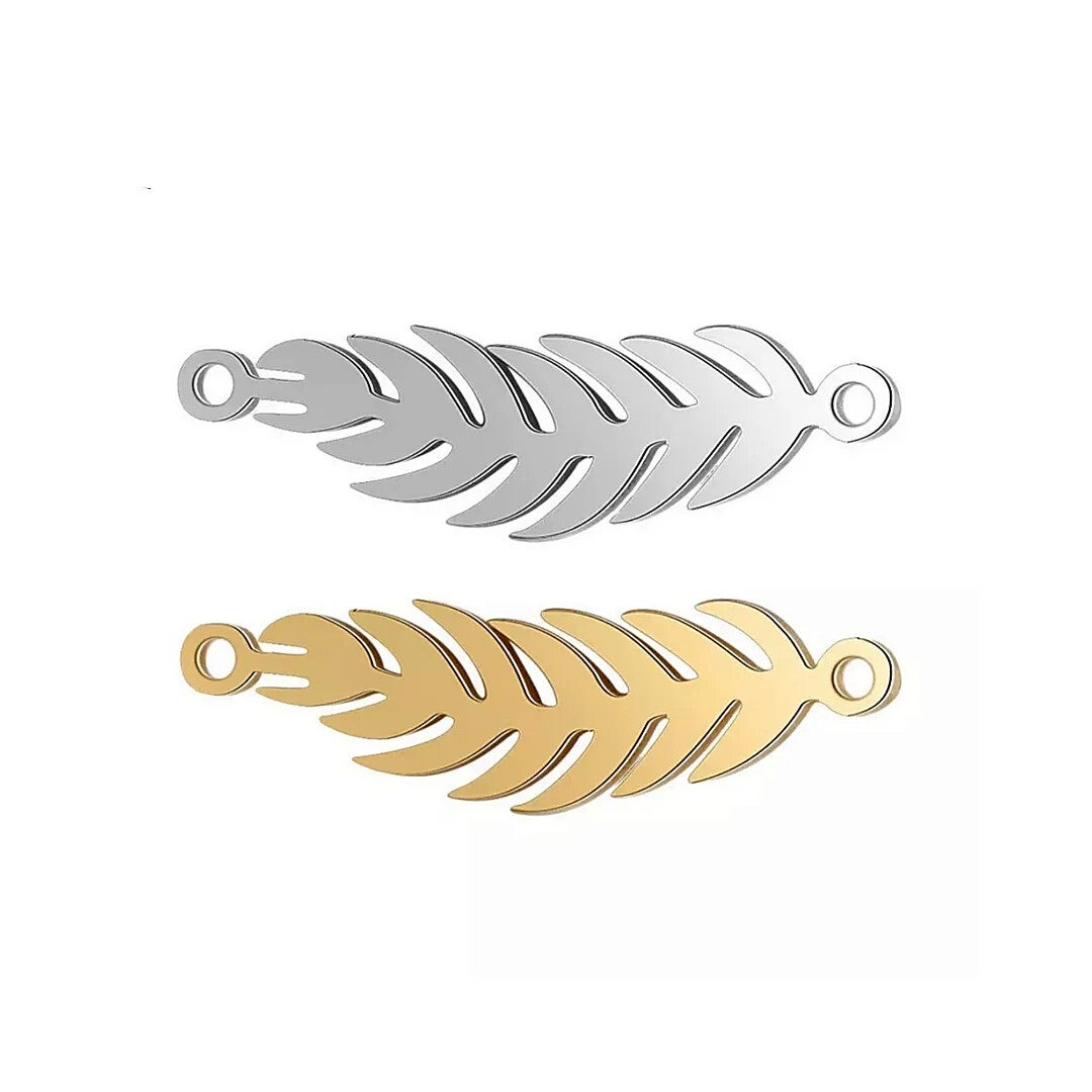 Rvs tussenstuk, leaf