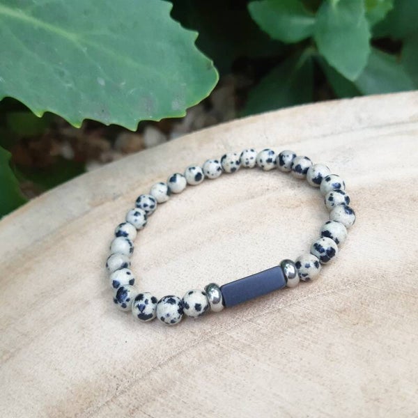 Natuursteen kralenarmbandje 4