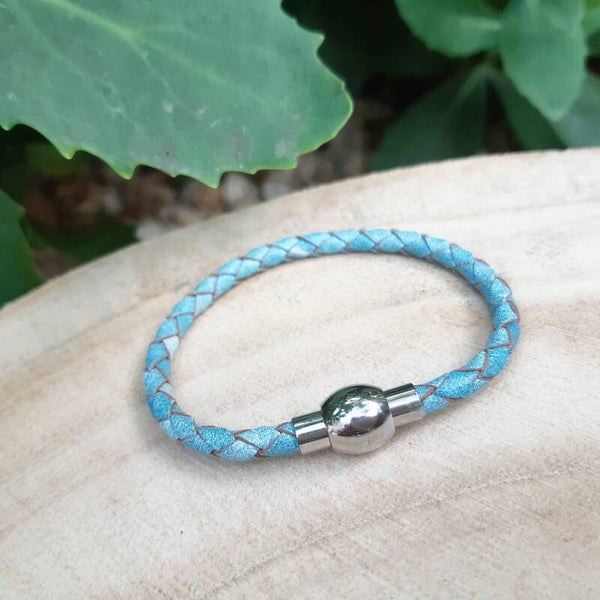 Leren armbandje met magneetsluiting 3