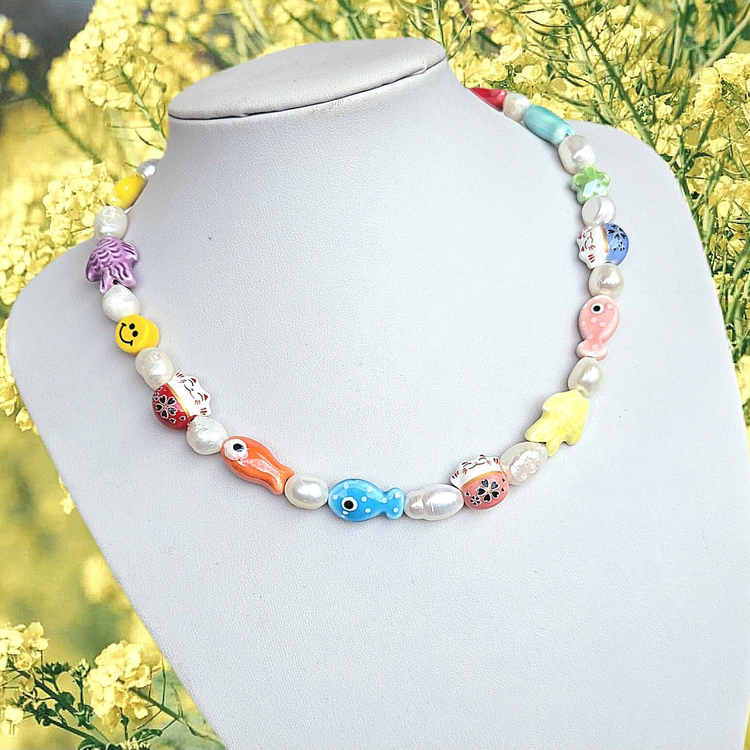 Big Pearls summer kralenketting