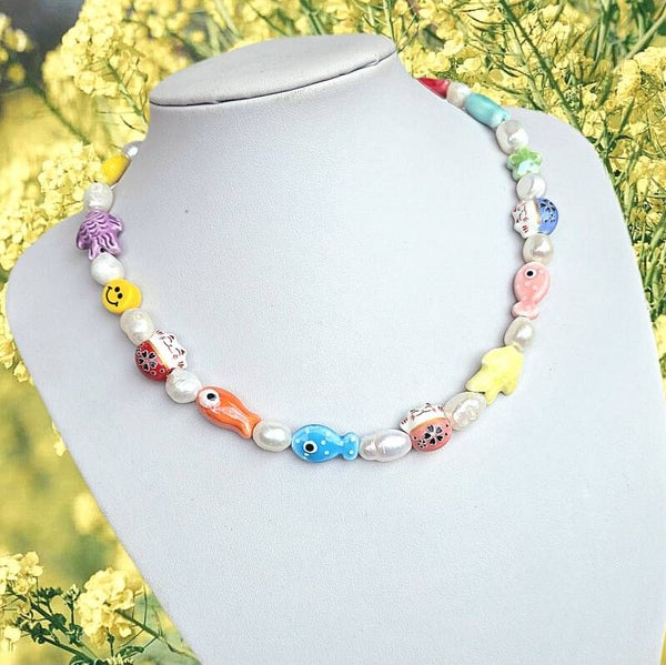 Big Pearls summer kralenketting