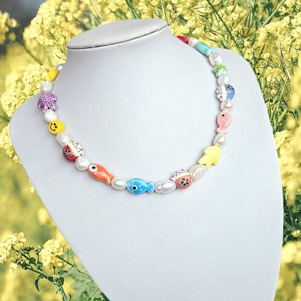 Big Pearls summer kralenketting