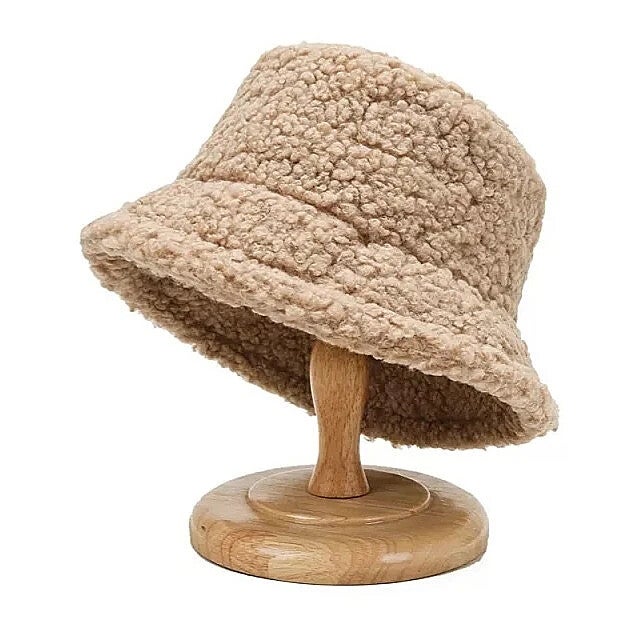 Teddy bucket hoed, camel