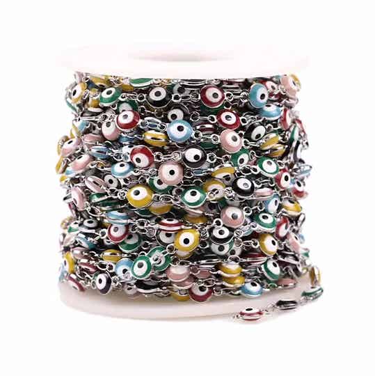 Rvs coloreyes jasseron, zilver