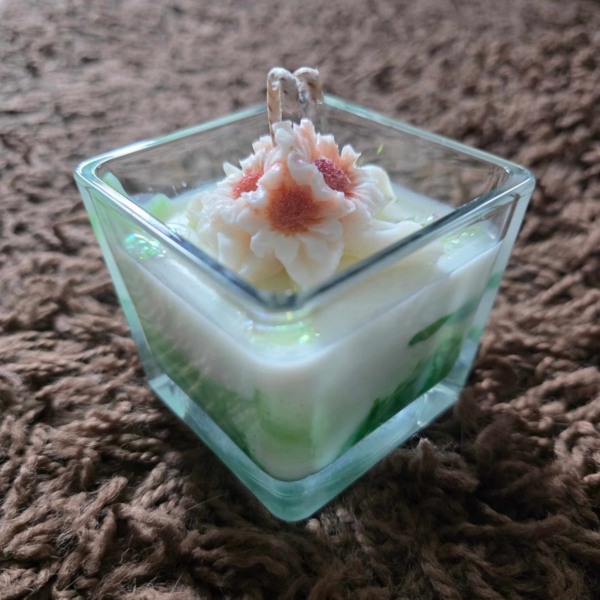 Sojawachskerze - Blütenzauber Gänseblümchen