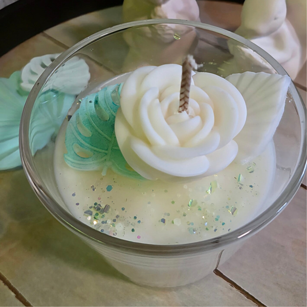 Dezente Rosenkerze 200ml