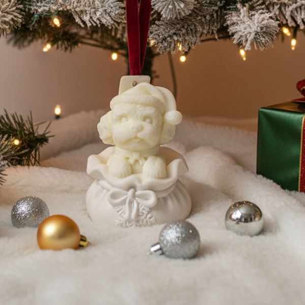 Niedliche Hundekerze