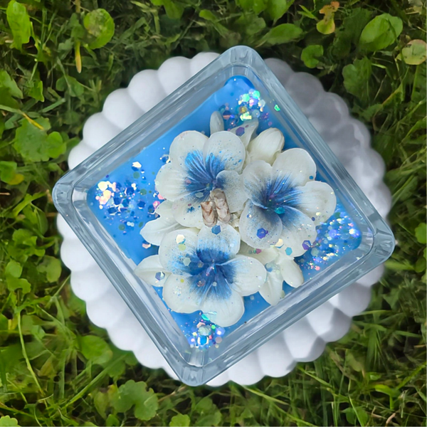 Sojawachskerze - Blütenzauber Plumeria