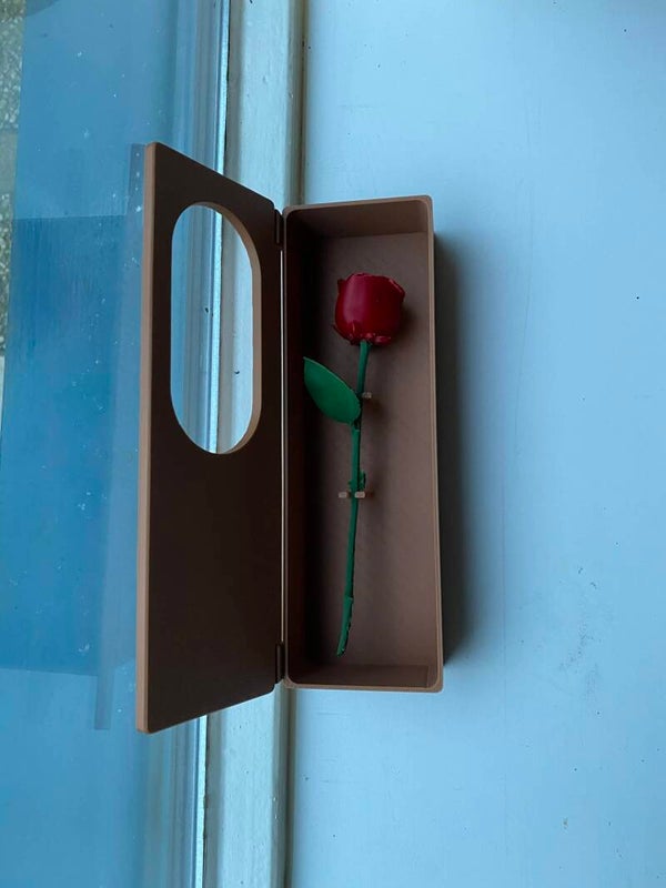 box  + flower