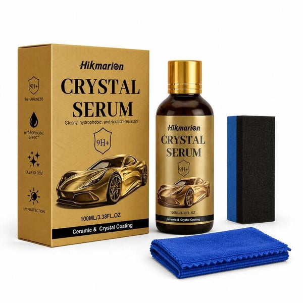 Hikmarion Crystal Serum 100ML – Auto Plastic Coating 9H Bescherming – Herstelt Kunststof – Waterafstotend & UV-bestendig