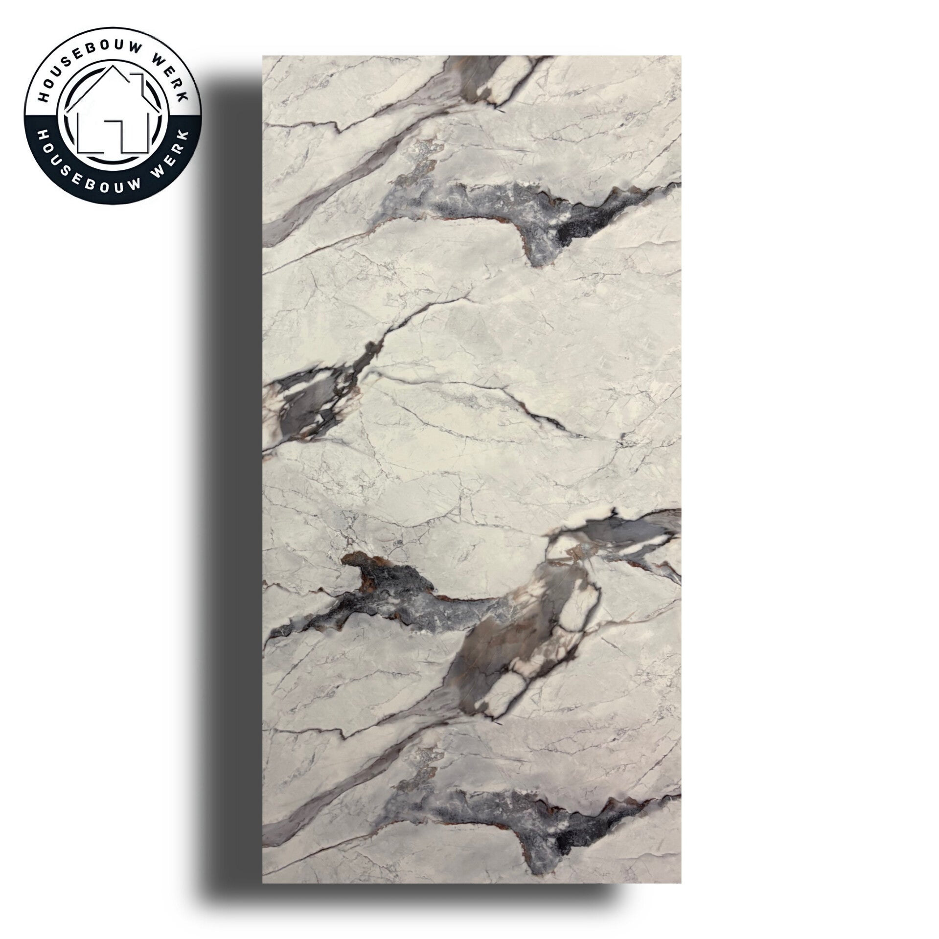 PVC Marmerlook Wandpaneel Arabescato Venato Glans – SMA (Saudi Marble Alternative)