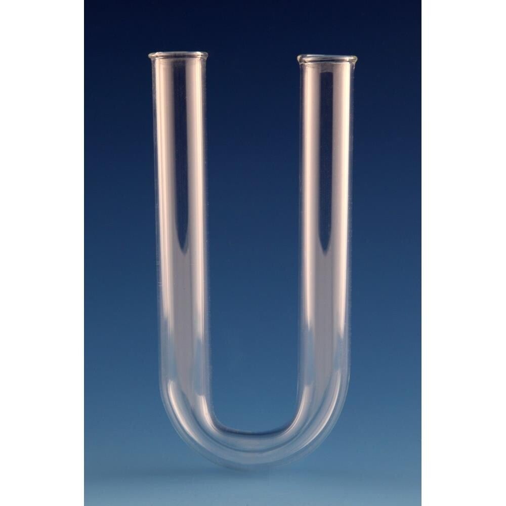 Glassco Absorption Tube U-Form, 125mm Height, 15mm Diam, Borosilicate Glass